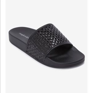 COMFORTVIEW Sandals The Jenine Sandal size 8 glittery woven slide